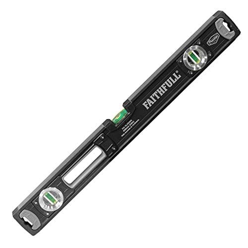 Image of Faithfull FAISLHD600 Prestige Professional Aluminium Spirit Level 600 mm (2 ft)