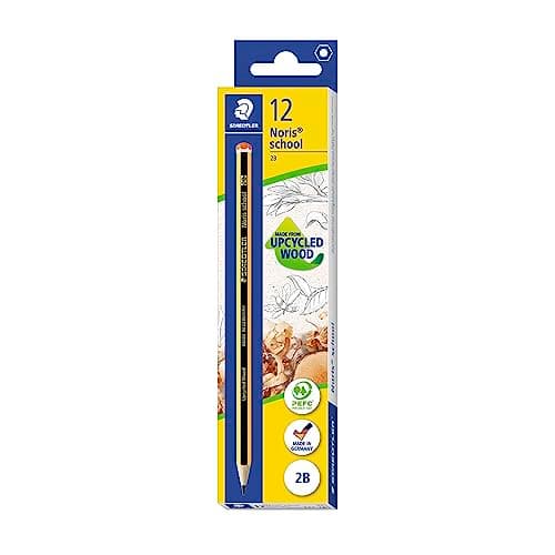 Image of STAEDTLER 121-2B Noris School Graphite Pencils - 2B Degree (Pack of 12 Pencils)