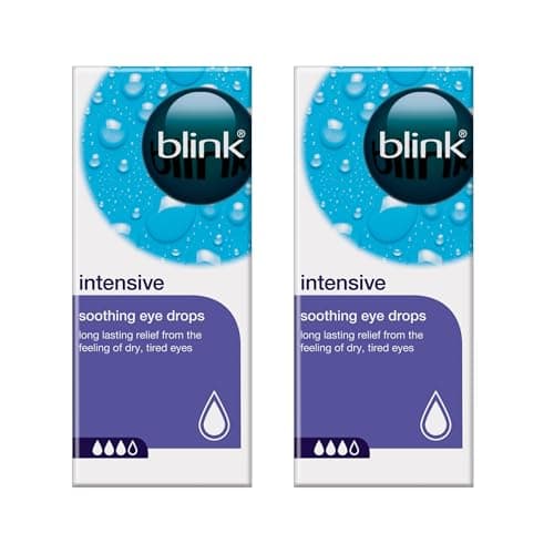 Image of Blink Intensive Soothing Eye Drops - Instant and Long-Lasting Lubricating Eye Drops for Tired Eyes with Hyaluronic Acid, Suitable for Contact Lens Wearers, Refreshing, 10 ml