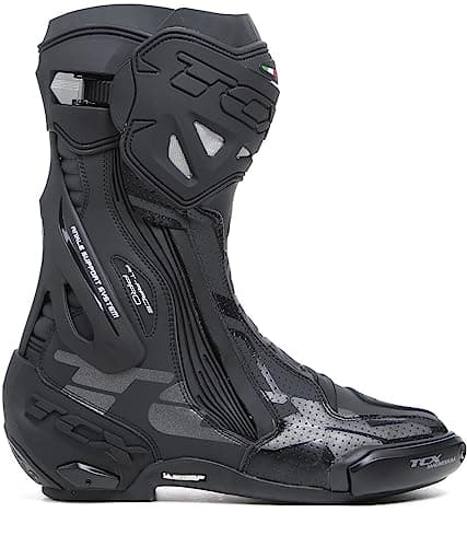 Image of TCX RT-Race PRO Air, Motorcycle Boot Man, Black/Reflex, 40 EU