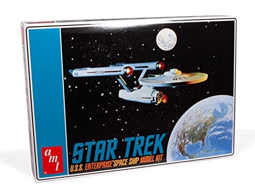 Image of AMT Round2 1/650 Star Trek Classic U.S.S. Enterprise Plastic Model Kit, USS Enterprise NCC 1701