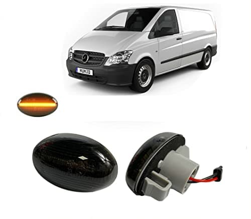 Image of VITO, SMART, A-CLASS, CITAN 1 X Black Led Side Indicator Marker Light Turn Signal Light (Oem Ref: 1688200121, 6398200021, A1688200121, A6398200021)