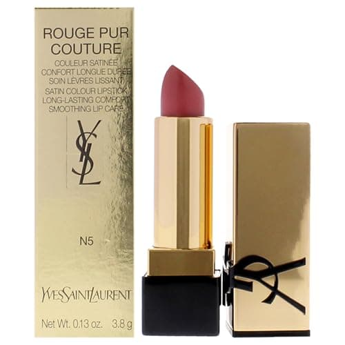 Image of Rouge Pur Couture Satin Lipstick - N5 Tribute Nude by Yves Saint Laurent for Women - 0.13 oz Lipstick