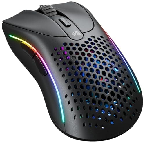 Image of GLORIOUS Gaming Model D 2 Wireless Gaming Mouse - Superlight 66g, up to 210 hr Battery Life, 26K Optical Sensor, 6 Programmable Buttons, Ergonomic, 80 Million Clicks, FPS, MMO, MOBA - Black