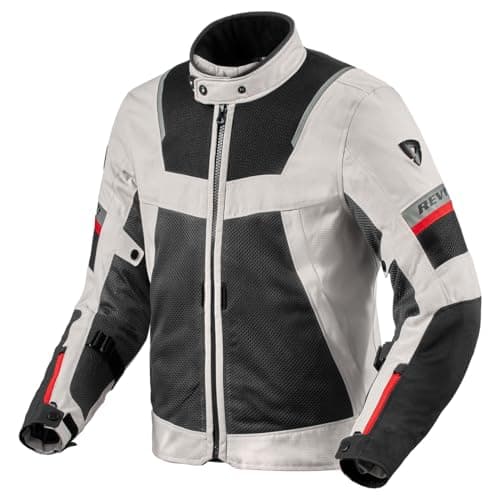 Image of REV'IT! Tornado 4 H2O Adventure Touring Motorcycle Jacket (Silver/Black - 2X-Large)