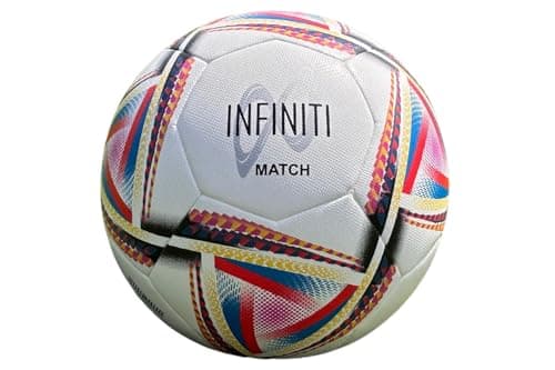 Image of Samba Infiniti Match Football - White/Multi - Size 4-2024 Hybrid Ball Football Teams Schools Colleges