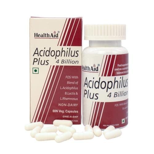 Image of HealthAid Acidophilus Plus 4 Billion - 60 Vegicaps