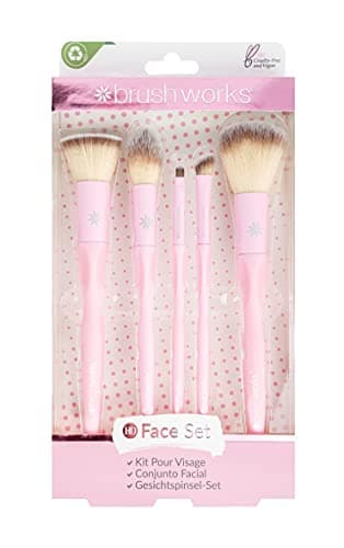 Image of Brushworks Complete Face Set, Pink, One Size