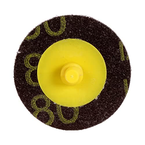 Image of 3M Roloc Disc 361F, 80 YF-weight, TR, 4 in x NH, Die R400BB