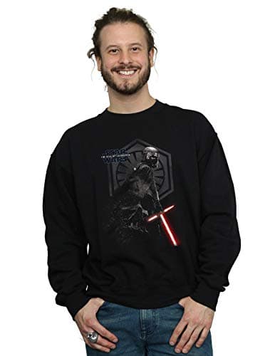 Image of Absolute Cult Star Wars The Rise Of Skywalker Kylo Ren Vader Remains Men's Sweatshirt Black Medium