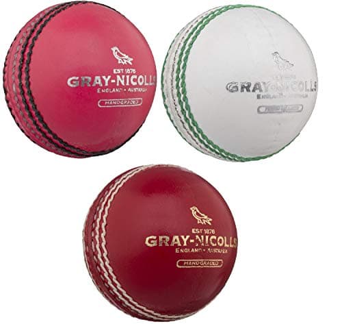 Image of New 2020 Grays-Nicolls Match Cricket Official Crest Special 135g Ball (White)