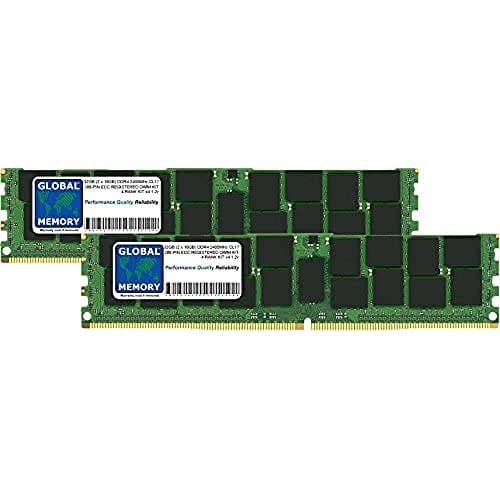 Image of 32GB (2 x 16GB) DDR4 2400MHz PC4-19200 288-PIN ECC REGISTERED DIMM (RDIMM) MEMORY RAM KIT COMPATIBLE WITH SERVERS/WORKSTATIONS/MOTHERBOARDS (*NOT FOR PCs*) (4 RANK KIT CHIPKILL)