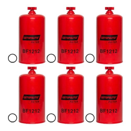 Image of GETOPAUTO BF1212 Fuel Spin-On Filter (Set of 6)