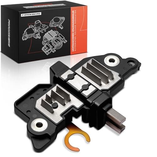 Image of Frankberg Alternator Voltage Regulator Car Generator 2-Pin with Short-Circuit Protection Compatible with A3 A4 5 Series Galaxy C-Class E-Class APink Golf IV Replace# F00M144136