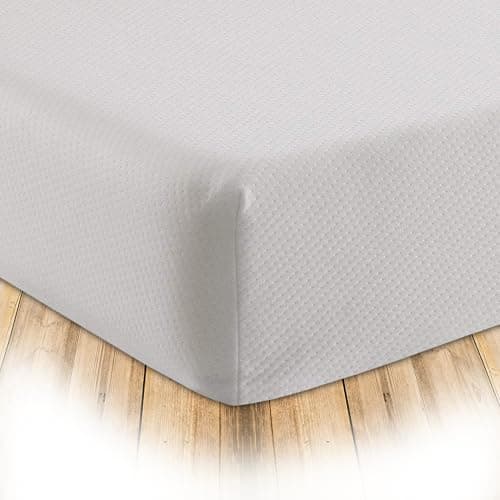 Image of Starlight Beds 6 Inch Deep Shorty Memory Foam Mattress. Medium Firm with Removable Cover, Firm Foam Base for Support. Shorty Mattress (2ft6 x 5ft9)