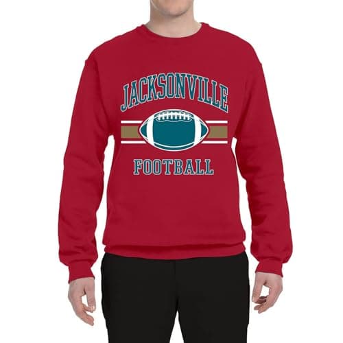 Image of Generisch Sweatshirt Cotton Men's Rugby Print Long Sleeve Crew Neck Casual Style Men's Summer Shirt, red, XL