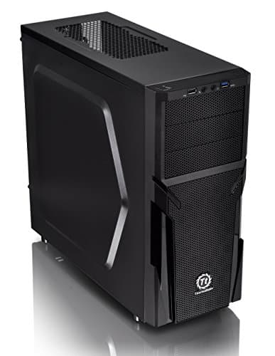 Image of Thermaltake Versa H21 SPCC ATX Mid Tower Computer Chassis CA-1B2-00M1NN-00,Black