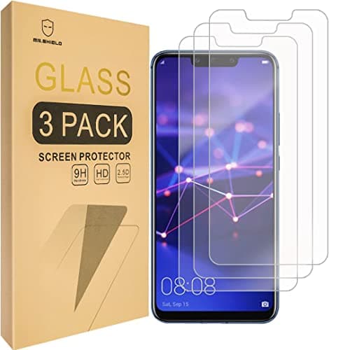 Image of Mr.Shield Screen Protector For Huawei (Mate 20 Lite) [Tempered Glass] [9H Hardness] [3-Pack] Screen Protector