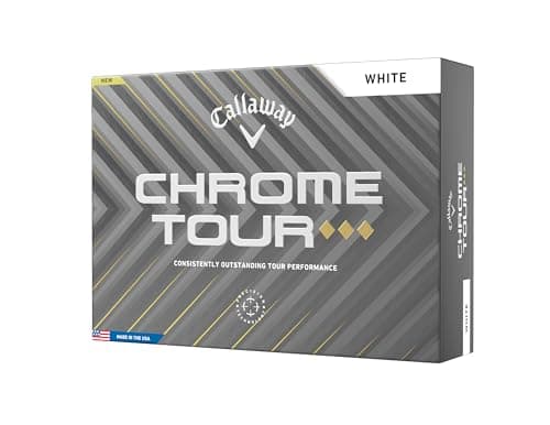 Image of Callaway Golf Chrome Tour Triple Diamond Tour Golf Ball, White