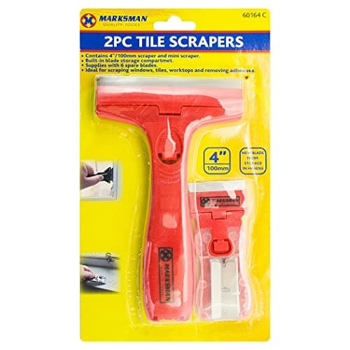 Image of New 2PC Heavy Duty Scraper Glass Tile Metal Paint Sticker Light Cleaner Remover