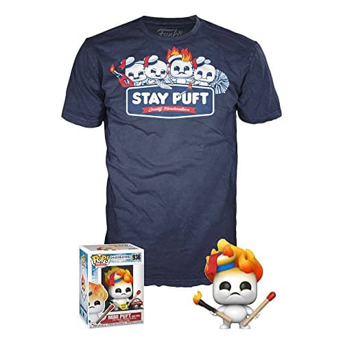 Image of Ghostbusters Funko Pop Afterlife Mini Puft With Small T-Shirt Figure 936