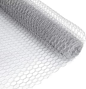 Image of Garden Mile® Galvanised Weld Mesh Panel Various Sizes Steel Grid Sheet Panels Welded Square Mesh (25mm, 0.6 x 0.9m)