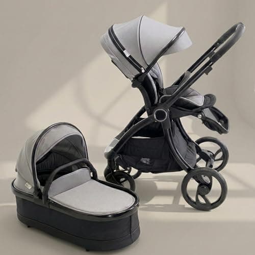 Image of Nebula Baby Pushchair Pram Travel System, Baby Stroller & Buggy, Full Size Pushchair for Newborn & Toddler, 5 Piece Baby Pram Bundle, Pushchairs & Prams - Cool Grey