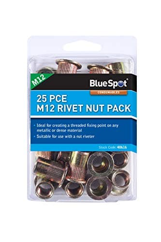 Image of BlueSpot 40616 120PCE M6 Rivet Nut Pack