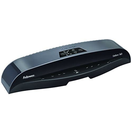 Image of Fellowes 5740201 Laminator A3 Gauge with Pack of 10 Laminating Pouches Express Heating Time Automatic Standby Without Jams