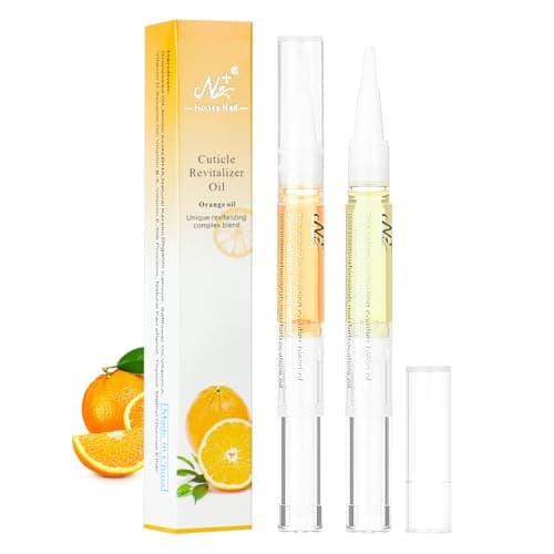 Image of LOPHE Cuticle Oil Pens for Nail Care, 2PCS Natural Ingredients Nail Oil Pens, with Fruit Extract, Hydrating Cuticle Oil Pen to Prevent Nail Cracking and Dry, Repairing Cracked