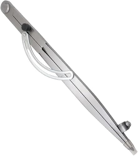 Image of Locking Wing Divider 300mm Adjustable Dividers for Metalworking and Woodworking, Precision Marking Tool with Metal Scribing for Compass Design Practical and Clever