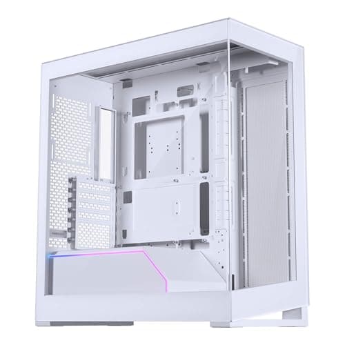 Image of Phanteks NV5 V2 Mid-Tower PC Case - White with High Airflow Design and Customisable RGB Lighting