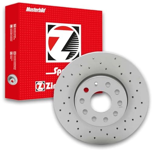 Image of ZIMMERMANN Brake Disc Rear Right Diameter 370 mm Height 65 mm Thickness 24 mm Hole Number 7/5 Bolt Circle Diameter: 120 mm Ventilated Perforated Floating Brake Disc Aluminium Brake Disc Pot