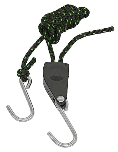 Image of Sealey Ratchet Parts Hanger/Tie Down 2m with S-Shaped Hooks - Pack of 2 - VS0114