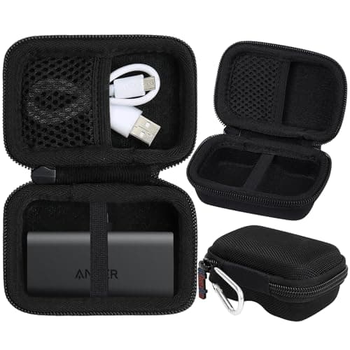 Image of Anker Hard Carrying Case Replacement for Power Bank 5,000mAh, Protective Storage Travel Cover for Anker 5000mAh, 22.5W / 12W Portable Charger (Black, Case Only)