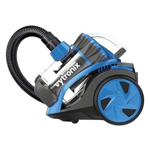 Image of VYTRONIX CYL01 Bagless Cylinder Vacuum Cleaner, 800w High Power Motor, Compact and Lightweight, Cyclonic Vacuum and Carpet Cleaner with 4 stage HEPA Filter for removing Dust, Dirt and Allergens