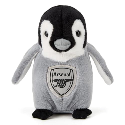 Image of The Gift Scholars Arsenal FC 22cm Penguin Plush: Officially Licensed Eco-Friendly Football Soft Toy, Ideal Present for Gooners Both Young and Old