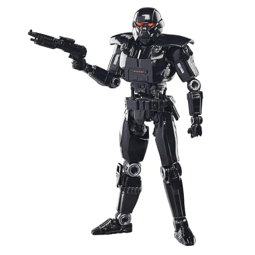 Image of Star Wars The Vintage Collection Dark Trooper, Star Wars: The Mandalorian 3.75 Inch Action Figure, Schwarz