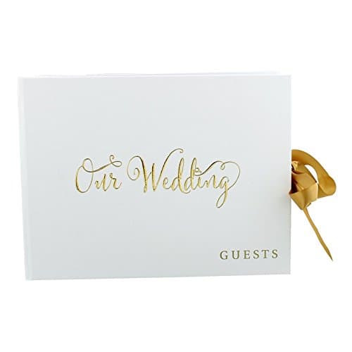 Image of Always & Forever Gold Foil "Our Wedding" Guest Book WG703
