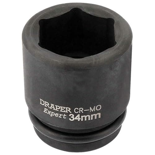 Image of Draper 93267 3/4" Square Drive Expert Hi-Torq 6 Point Impact Socket, 34 mm Size , Blue