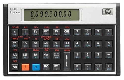 Image of HP Hewlett Packard [] Calculator Financial Platinum RPN Algebraic Programmable Ref 12C PLATINUM