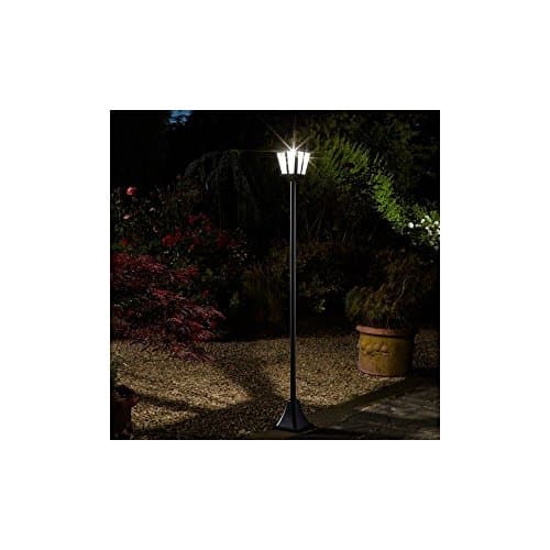Image of Smart Garden Solar Whitehall Post Bollard Super Bright Light Lamp Post 1.8 Meter