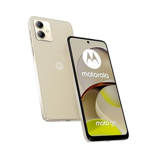 Image of Motorola Smartphones Moto G14 4+128 Butter CreamVeganLeather