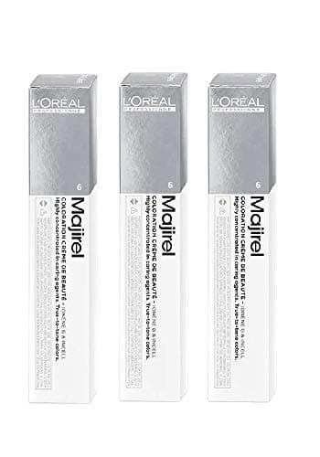 Image of 3 x Loreal Majirel Creme Hair Colour 6 Dark Blonde