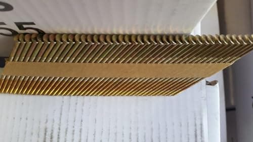 Image of 34 Degree Paper Collated Gavanised Ring Framing Nails - 3.1 x 90mm (Box of 2,000)