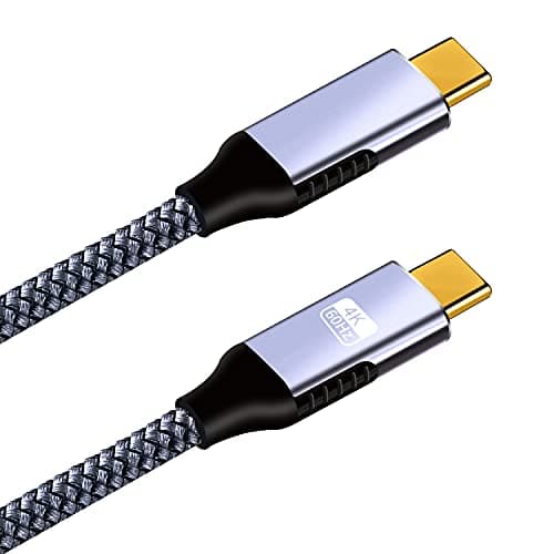 Image of baolongking USB C to Type C Cable, 1 Pack USB 3.1 Type C Gen 2 Fast Charge Cable, 100W 20V/5A Power Delivery, 10Gbps Data Transfer, 4K@60Hz Video Output, Compatible for Type-C Device 1.8M