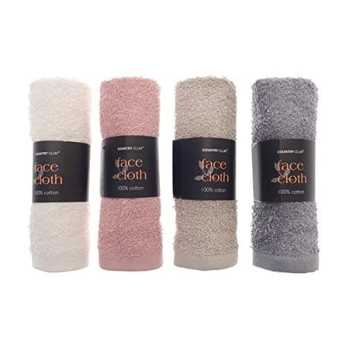 Image of Country Club Set of 4 Super Soft Face Cloths