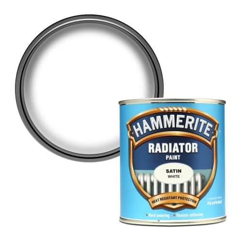 Image of Hammerite 5084917 500ml Radiator Paint - Satin White