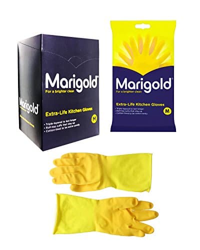 Image of Marigold Extra Life Kitchen Glove Medium 1 x 6 Pairs