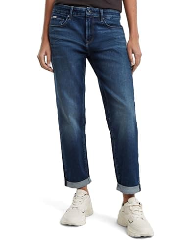 Image of G-STAR Women's Kate Boyfriend Jeans, Blue (lt indigo aged D15264-C052-8436), 28W / 36L